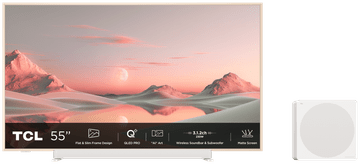 TCL 55A300 Pro 4K UHD QLED televizor, NXVISION, Google TV + brezžični 3.1.2-kanalni zvočnik