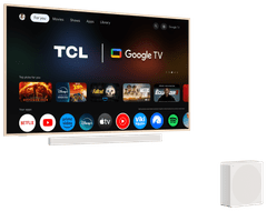 TCL 55A300 Pro 4K UHD QLED televizor, NXVISION, Google TV + brezžični 3.1.2-kanalni zvočnik