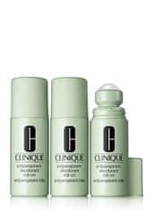 Clinique Set krogličnih antiperspirantov-dezodorantov Deodorant Trio 3 x 75 g
