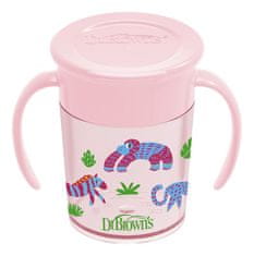 DR.BROWN'S Mug Cheers360 6m+ 200 ml, roza