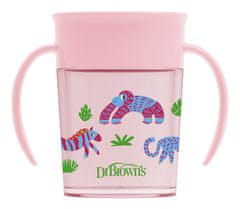 DR.BROWN'S Mug Cheers360 6m+ 200 ml, roza
