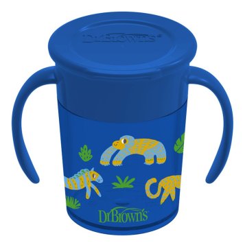 DR.BROWN'S Mug Cheers360 6m+ 200 ml, modra