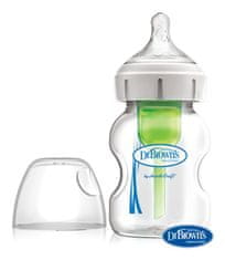 Steklenička DR.BROWN'S Antikolične možnosti+ široko ustje 150 ml steklo