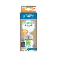 Steklenička DR.BROWN'S Antikolične možnosti+ široko ustje 150 ml steklo