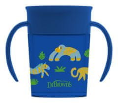 DR.BROWN'S Mug Cheers360 6m+ 200 ml, modra