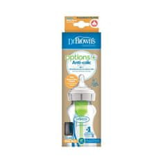 Steklenička DR.BROWN'S Antikolične možnosti+ širok vrat 270 ml steklo