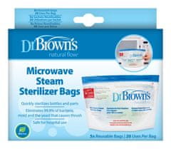 DR.BROWN'S žepki za sterilizacijo v mikrovalovni pečici 5 kosov