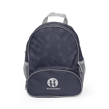 PETITE&MARS Otroški nahrbtnik Backie Grey Hills