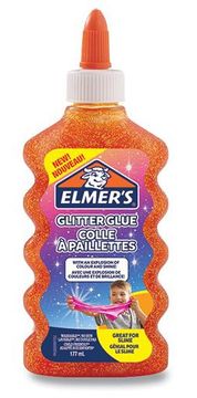 Elmer's Glitter Glue 177ml oranžna