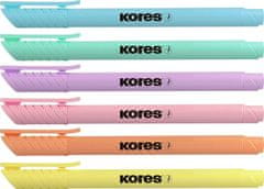Kores Svetlomer High Liner Pastel - set 6 barv