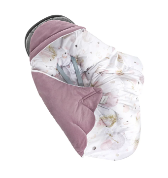 BELISIMA Ovitek za avtomobilski sedež Velvet Bubbles Pink