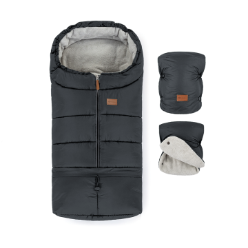 Petite&Mars PETITE&amp;MARS Jibot 3v1 zimski komplet Jasie Charcoal Grey