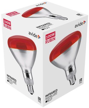 Avide 907307 Žarnica Infra rdeča grelna 100W E27 IR R95