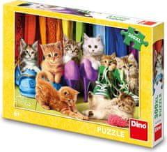 Dino Puzzle Barvite mačke XL 300 kosov