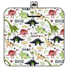 Merco Merco Dinosaur XXL piknik odeja 200 x 200 cm 1 kos