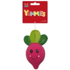 Dog Fantasy Pes Fantazija Lateks Vegetable Beet igrača z zvokom 14cm