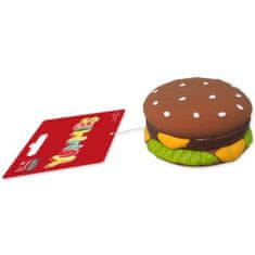 Dog Fantasy Igrača pes Fantasy Latex hamburger z zvokom 8cm