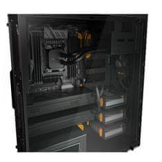 Be quiet! PURE BASE 600 (BGW20) midiATX okno črno/oranžno ohišje