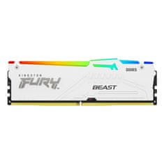 Kingston FURY Beast White RGB 32GB (2x16GB) 6000MT/s DDR5 CL30 KF560C30BWEAK2-32 ram pomnilnik