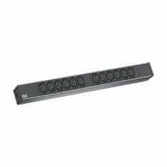 Bachmann razdelilec rack 12xEuro C13 ALU črno/siv 333.616