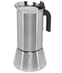 BIALETTI Bialetti New Venus 6tz - Srebrna moka kuhalnik za indukcijske plošče, 240 ml, 6 skodelic, iz nerjavečega jekla, plastika.