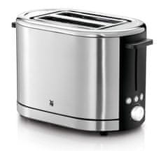 WMF WMF LONO toaster, 2 rezini, 900 W, črna in nerjavna jeklena, 7 stopenj zapečenosti, funkcija odmrzovanja, snemljiva posoda za drobtine.