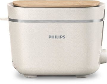 Philips Pekač za kruh Philips HD2640/10, 2 rezini, 830 W, bele barve, z večfunkcijskim nadzorom in odstranljivo posodo za drobtine