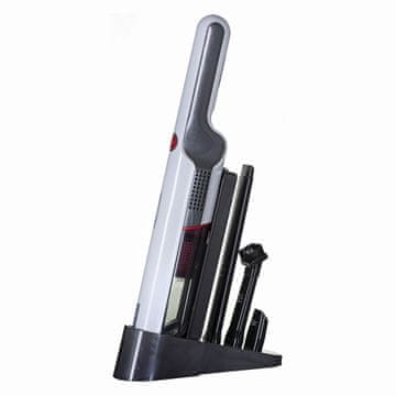 ProfiCare Ročni sesalnik ProfiCare AKS 3102 brez vrečke v antracitni in beli barvi, 25 min delovanja, HEPA filtriranje, ergonomska ročka.