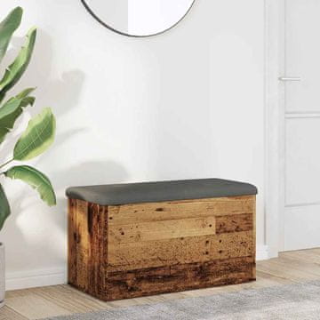 Vidaxl vidaXL Shranjevalna klop star les 82x42x45 cm lepljen les
