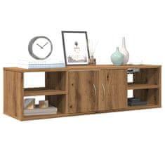 shumee vidaXL Stenska omarica artisan hrast 102x30x29 cm inženirski les