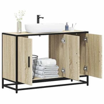 Vidaxl vidaXL Omarica za umivalnik, hrast sonoma, 90x33x60 cm