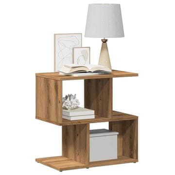 Vidaxl vidaXL Nočna omarica Artisan hrast 50x30x51,5 cm