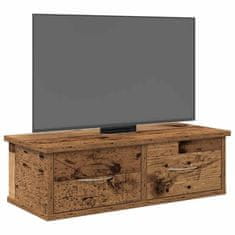 shumee vidaXL Stenska omara Old Wood 60x26x18,5 cm Inženirski les