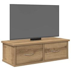 shumee vidaXL Stenska omarica artisan hrast 60x26x18,5 cm inženirski les