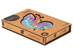 UNIDRAGON Lesena sestavljanka - Kameleon, velikost S (19x24cm)