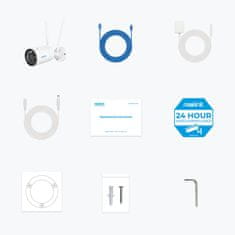 Reolink Reolink W330 - 4K Wi-Fi 6 kamera z barvno nočno vizijo, detekcijo oseb/vozil/živali, IP67, brezžična in žična povezava