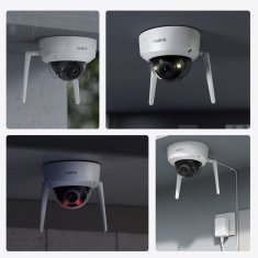 Reolink Reolink W437 - 4K Wi-Fi 6 varnostna kamera, IK10, 5x optični zoom, barvna nočna vida, vodoodporna IP67