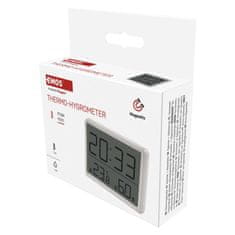 Emos Digitalni termometer s hidrometrom, brezžični senzor, budilka, datum E6210