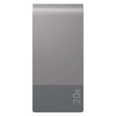 GP GP M2+ Series powerbank, 20 000 mAh, 22,5 W, siva