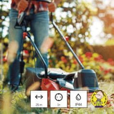 Emos Zunanji podaljšek 25 m / 1 vtičnica / črni / guma-neopren / 250 V / 2,5 mm2
