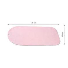 BabyOno Protizdrsna kopalna podloga roza 70x35 cm