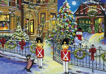 BLUEBIRD Puzzle Božična hiša 1000 kosov