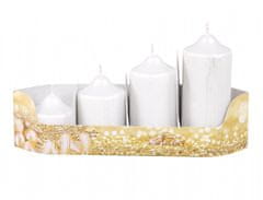 eoshop Adventne sveče GRADED PEGAZ d4,5x5,7,9,11cm 4ks