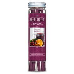 Vonné závěsné tyčinky Scentsicles, Mulled Wine, Svařené víno, 6 ks
