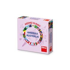 Dino Spoznaj zastave: Amerika in Avstralija - Potovalna igra