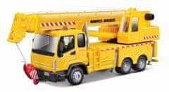 BBurago 1:43 Servisno vozilo Gradbeni tovornjak z žerjavom