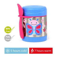 Skip hop Zoo Termoska za hrano z žlico/vilicami Butterfly 325 ml, 3r+