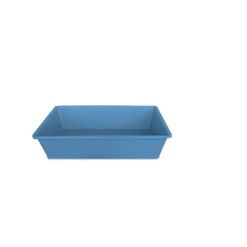 Stefanplast Mačji pesek (okvir ni priložen) 50x35x12cm - nebesno modra