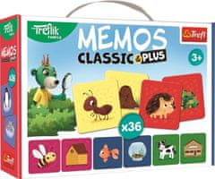 Trefl Pexeso Classic&Plus Živali in njihove hiše 3v1