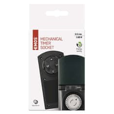 Emos Mehanska stikalna ura dnevna P5526 IP44 schuko